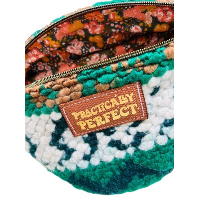 Sac banane en lainage polyester recyclé façon crochet "Pratically Perfect"