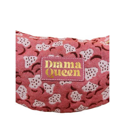 Sac demi-lune en jacquard Indien "Drama Queen"