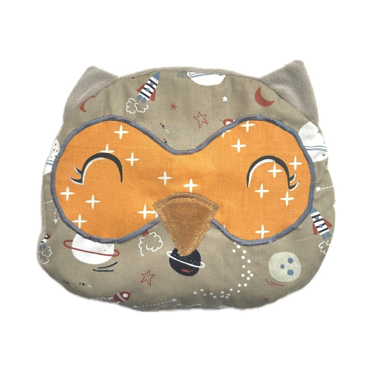 Bouillotte hibou espace beige