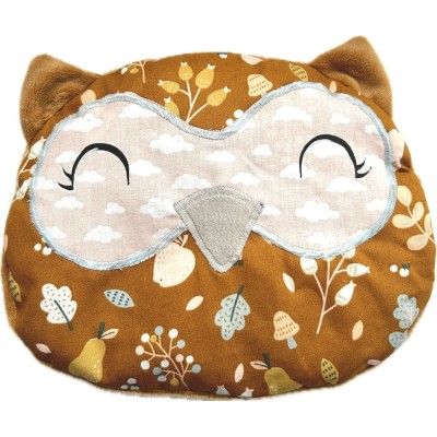 Bouillotte hibou fleurie...