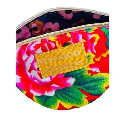 de Sac banane en coton chinois rouge "Freaking Goddess"