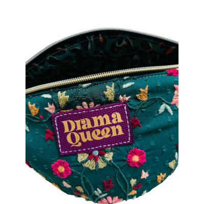 Sac banane en plumetis Upcyclé Zara "Drama Queen"