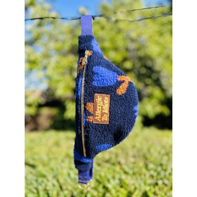 Sac banane en tissu teddy  "Allergic To Idiots"