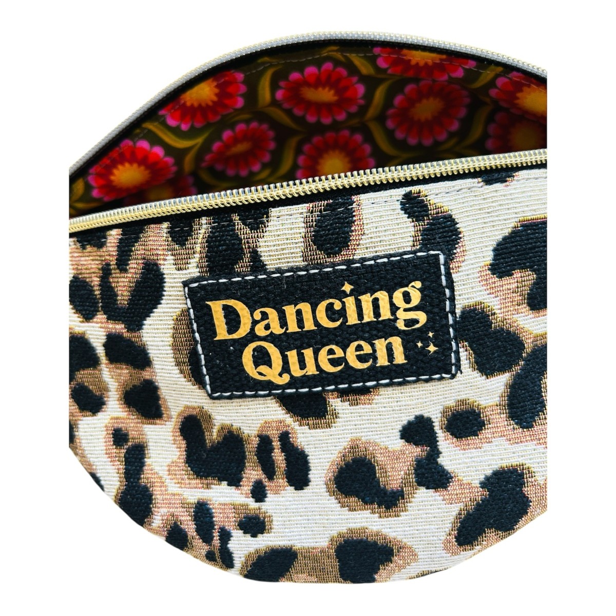 Sac banane en canevas graou léopard "Dancing Queen"